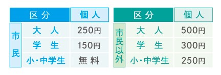 料金表